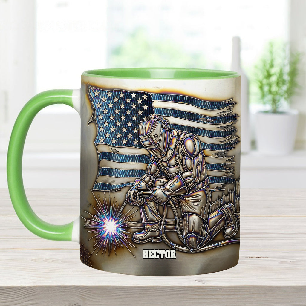 Welder Master - Personalized Welder Accent Mug