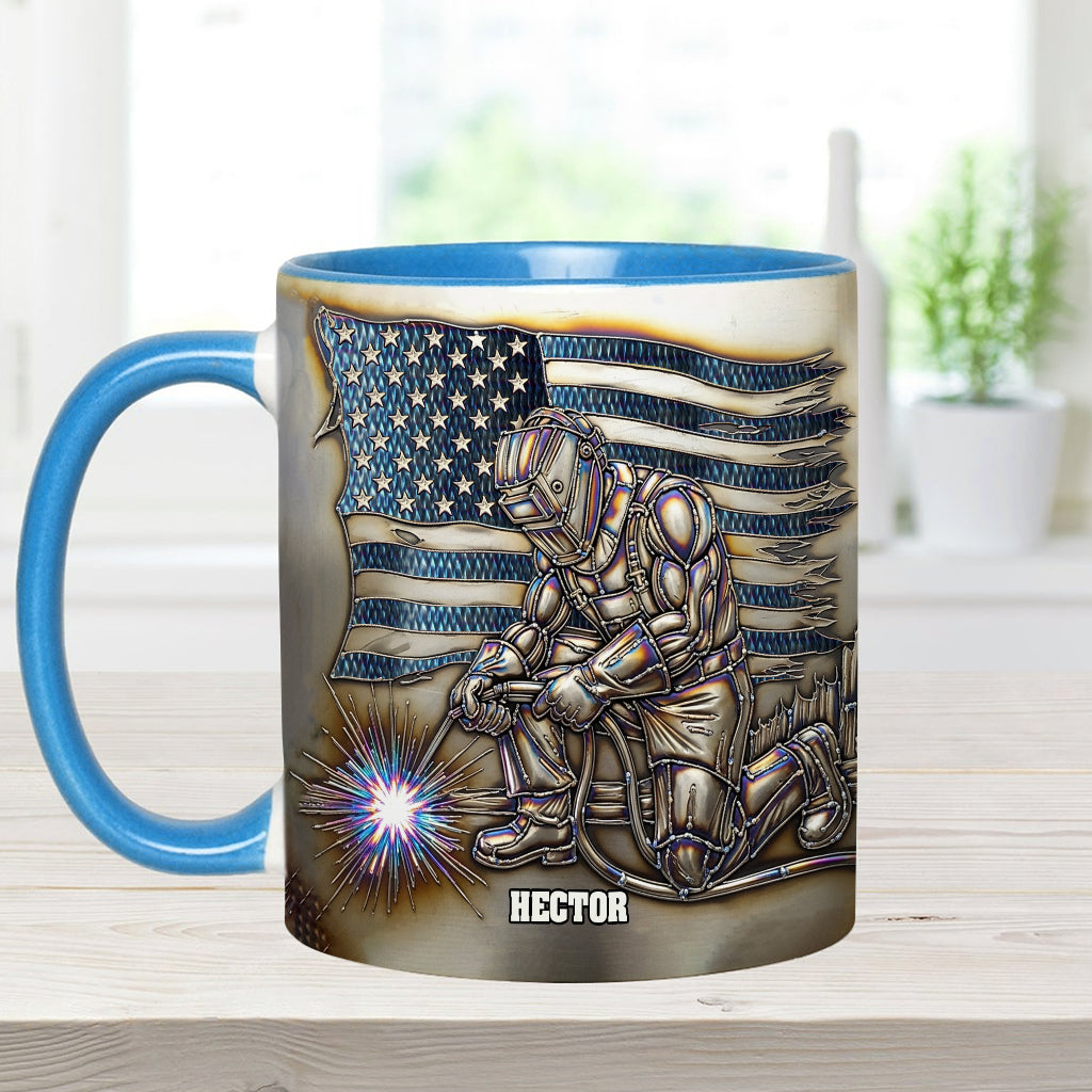 Welder Master - Personalized Welder Accent Mug