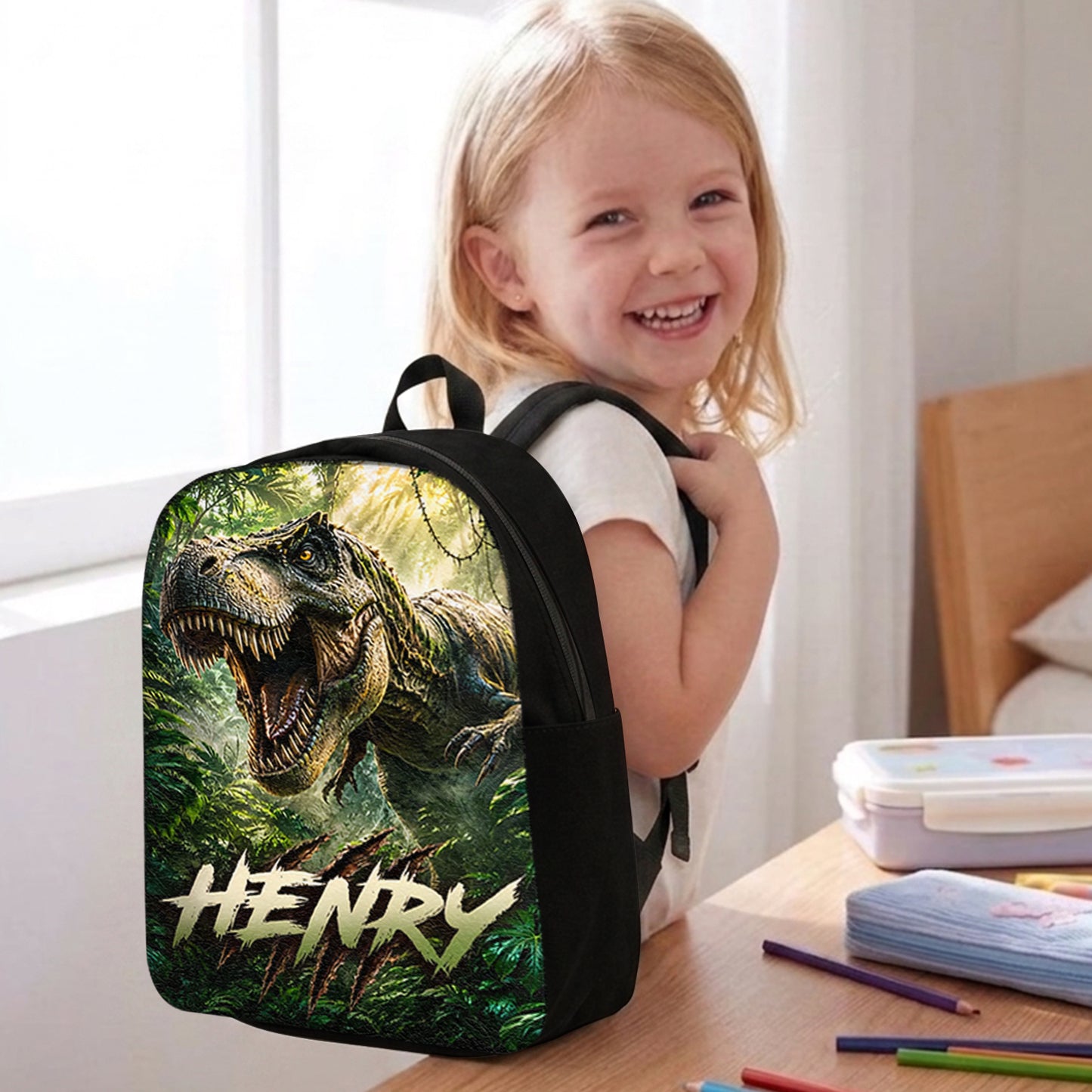 Back To School - Personalized Teacher Changeable Leather Patch Backpack