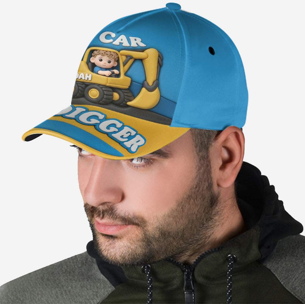 Excavator Cute Children's Gift - Personalized Kid Classic Cap