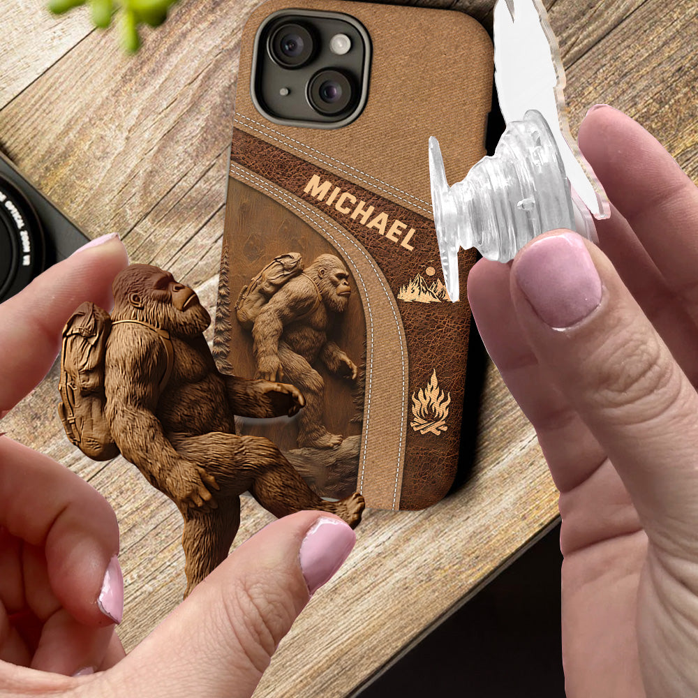 Sasquatch - Coque de téléphone personnalisée avec impression intégrale pour la randonnée