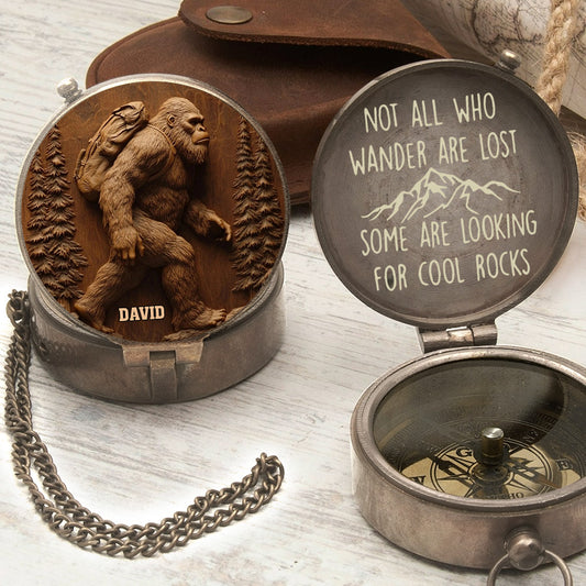 L'aventure vous attend - Boussole de randonnée personnalisée