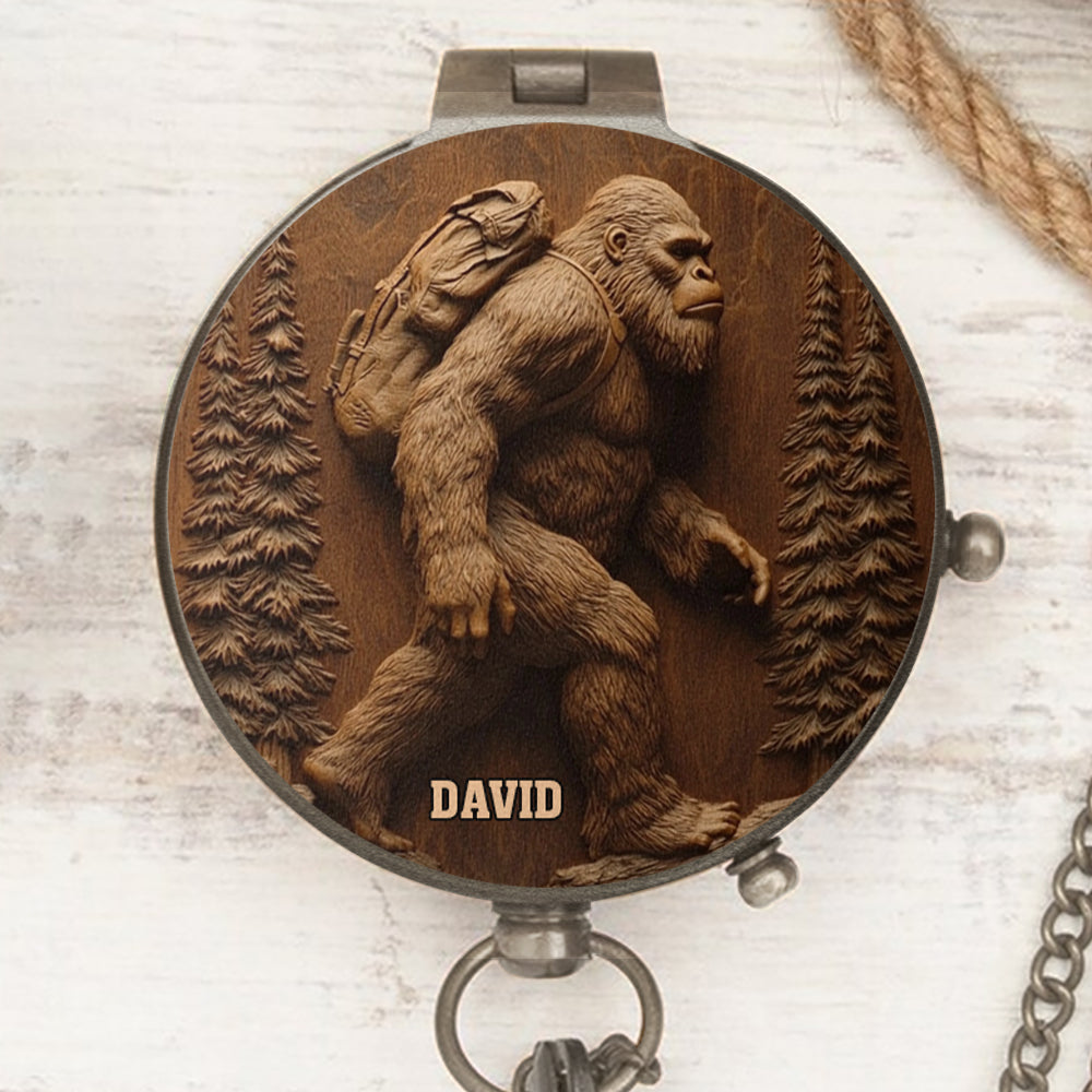 Adventure Is Out There - Personalized Hiking Compass