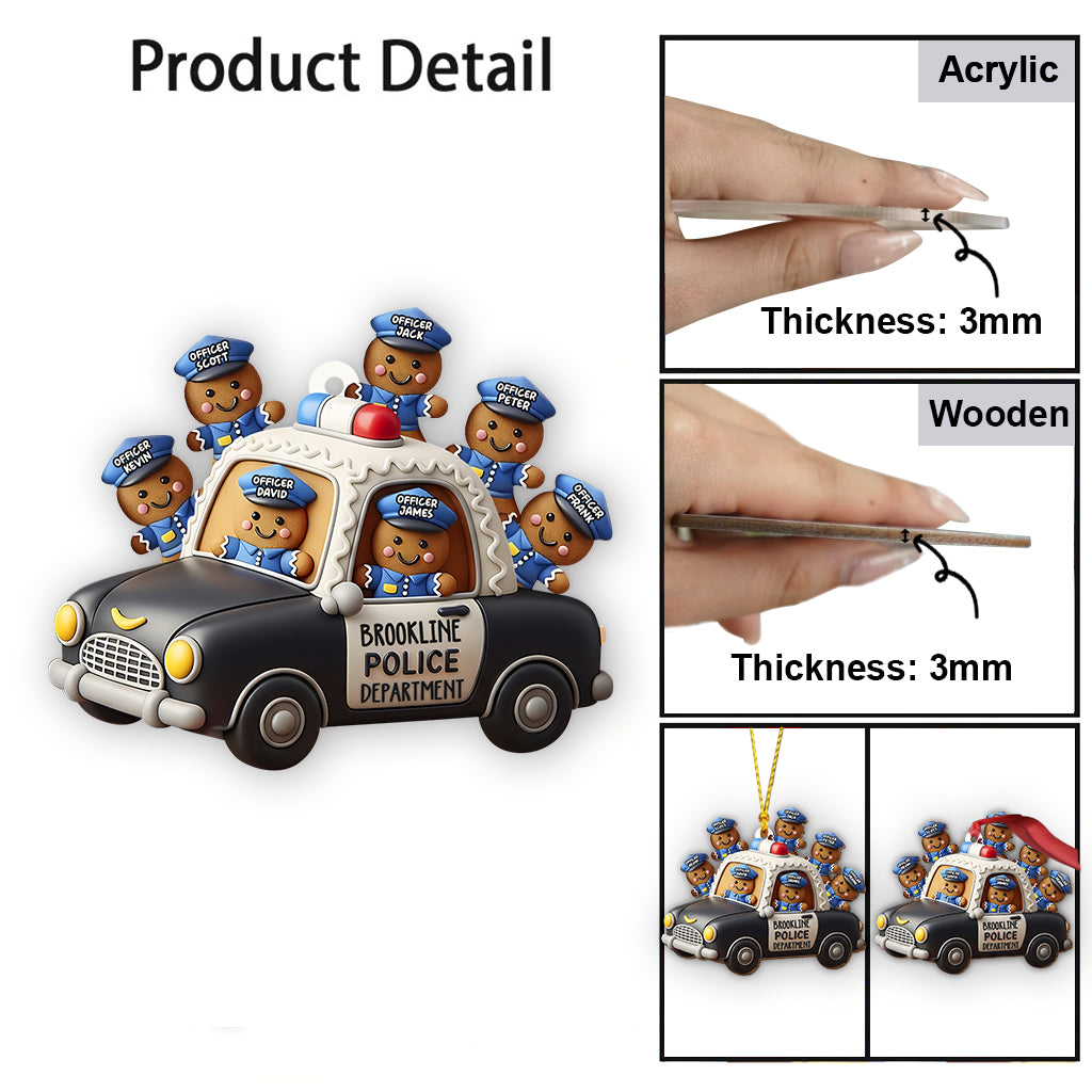 Notre département - Ornement personnalisé pour policier