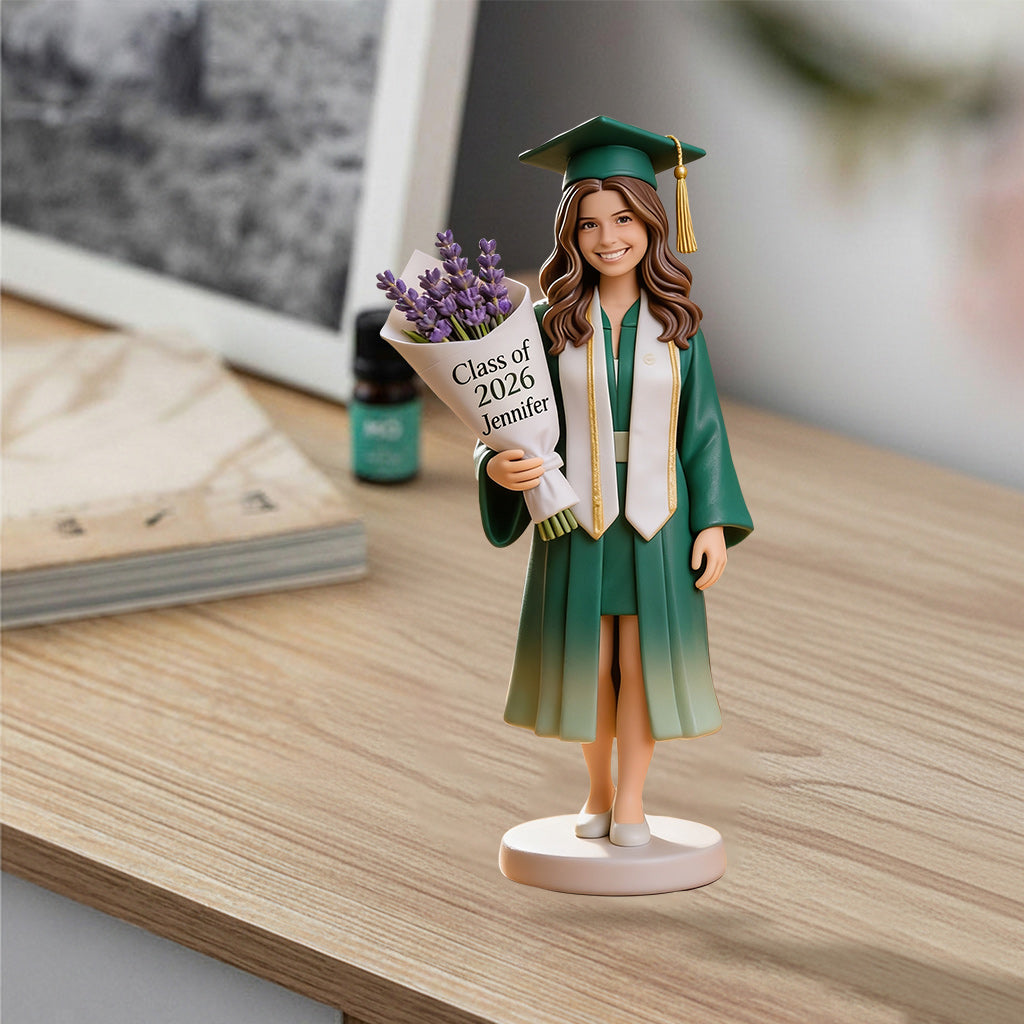 Classe De - Figurine 3D Personnalisée de Graduation