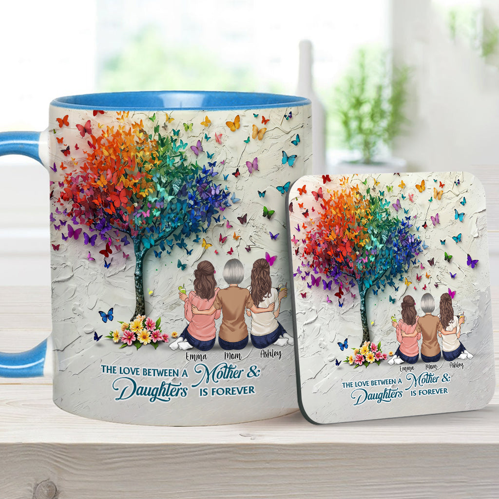 Mère et fille unies pour toujours - Mug personnalisé pour maman