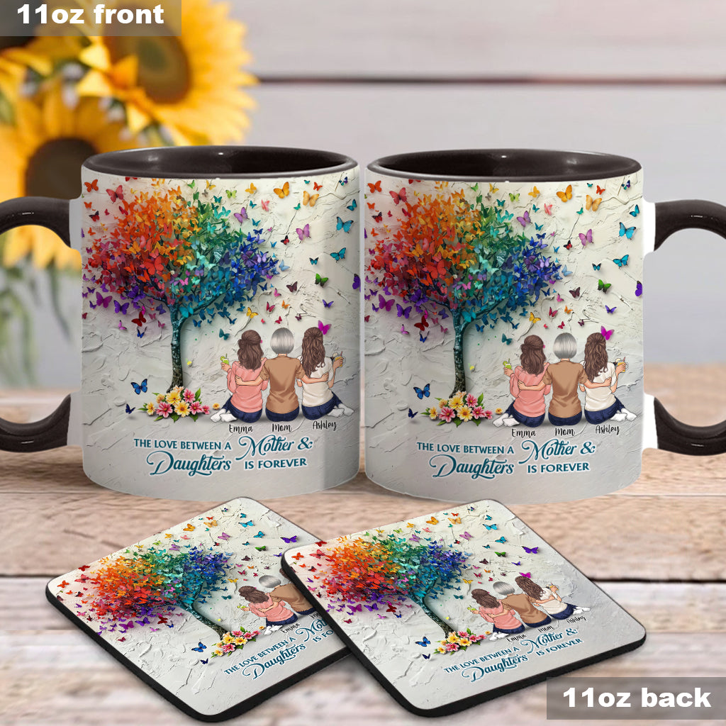 Mère et fille unies pour toujours - Mug personnalisé pour maman