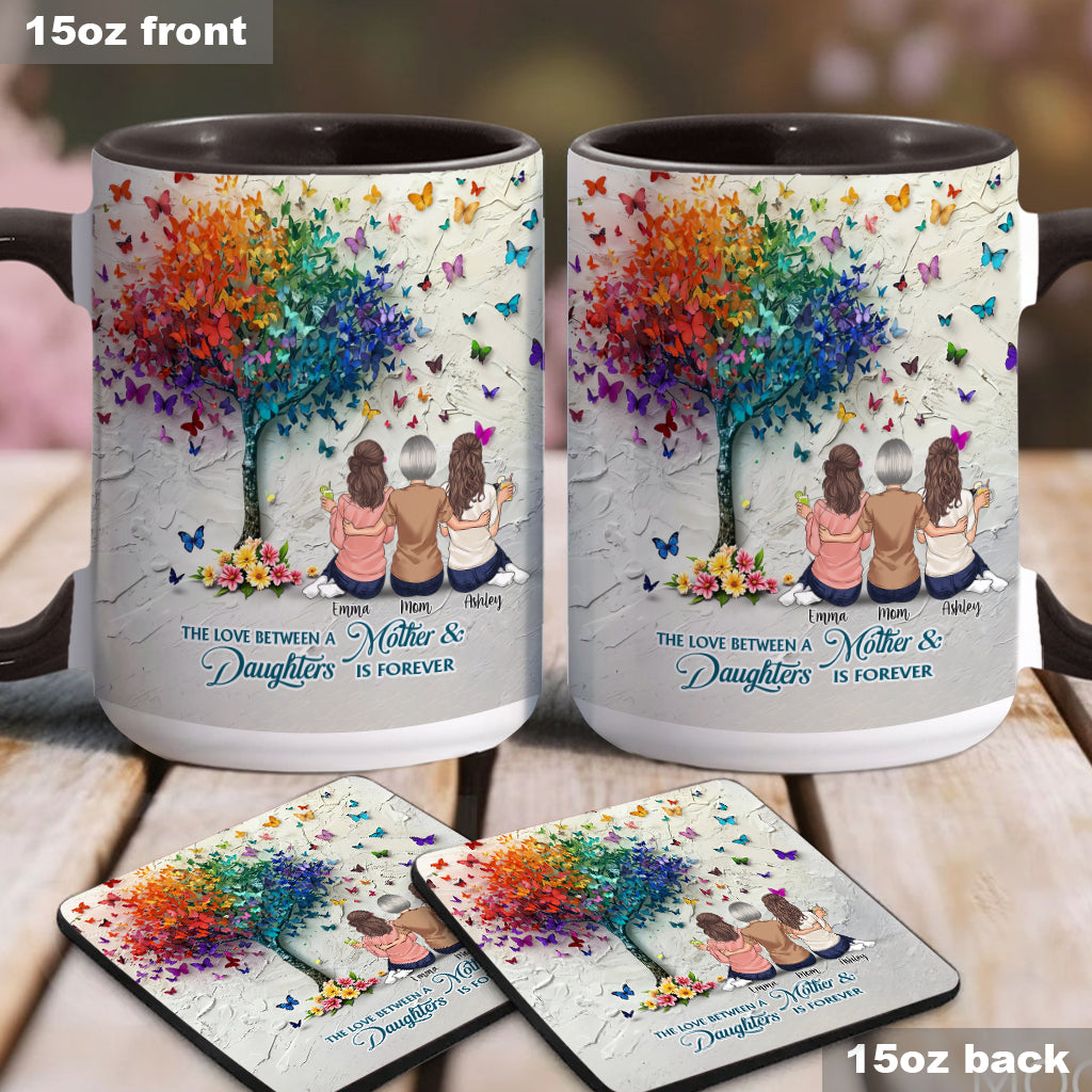 Mère et fille unies pour toujours - Mug personnalisé pour maman