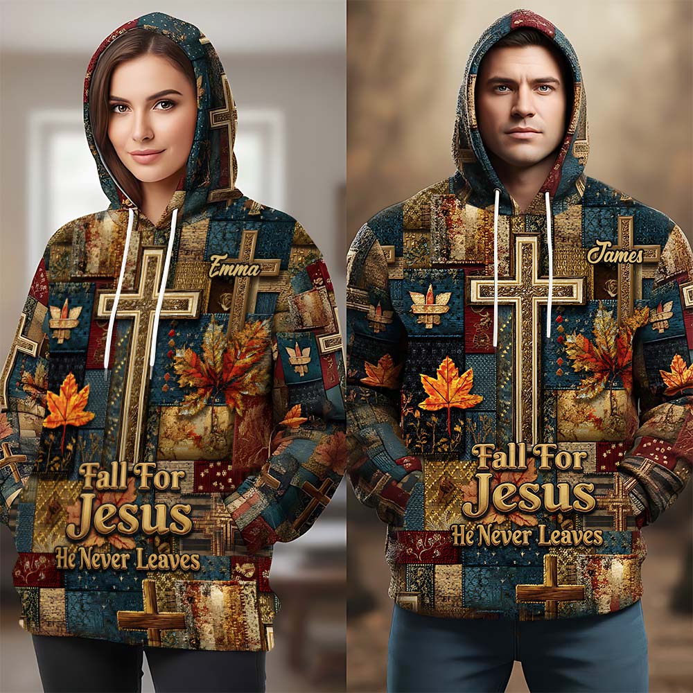 Tombez pour Jésus - T-shirt chrétien personnalisé intégral