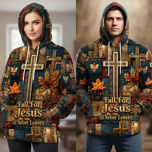 Tombez pour Jésus - T-shirt chrétien personnalisé intégral