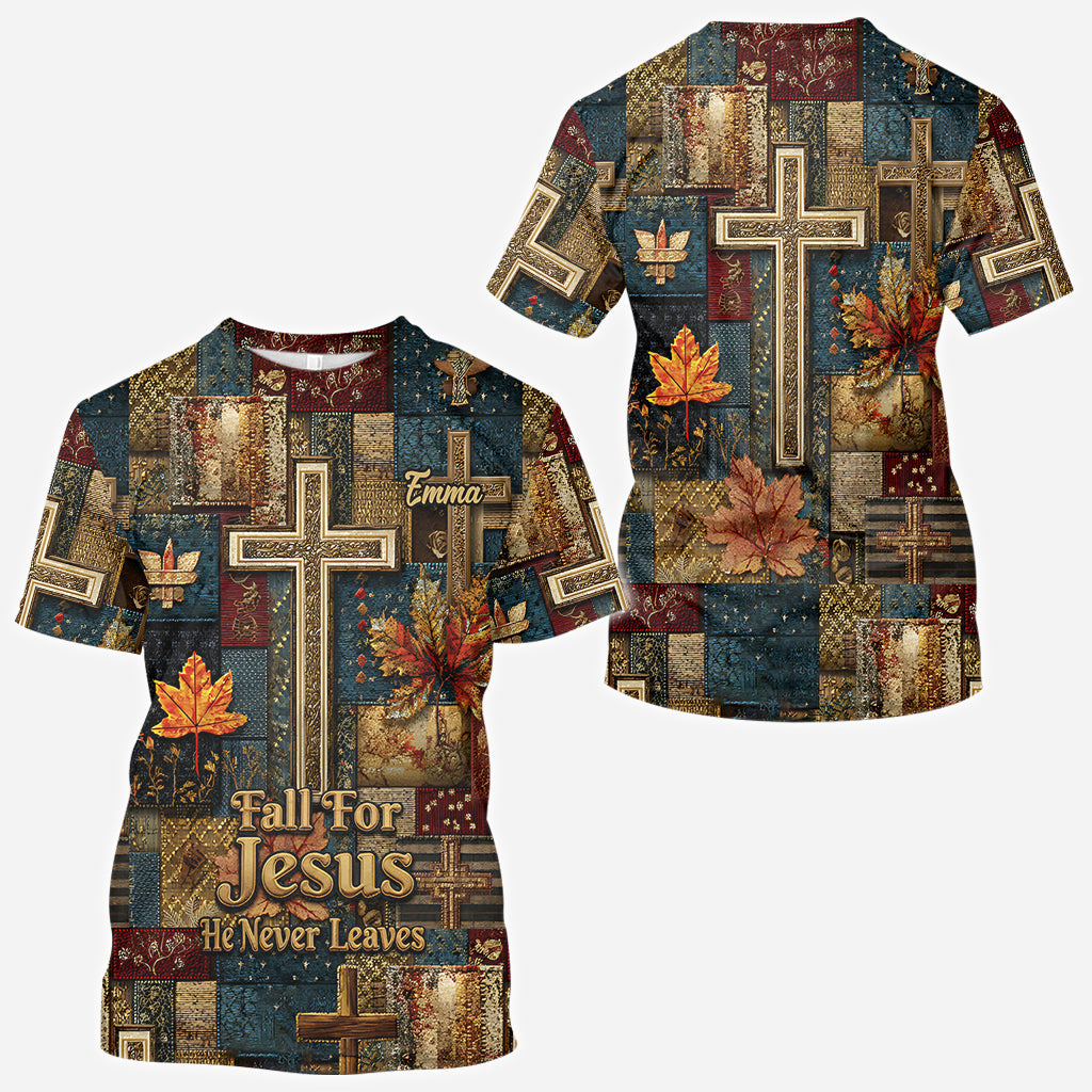 Tombez pour Jésus - T-shirt chrétien personnalisé intégral