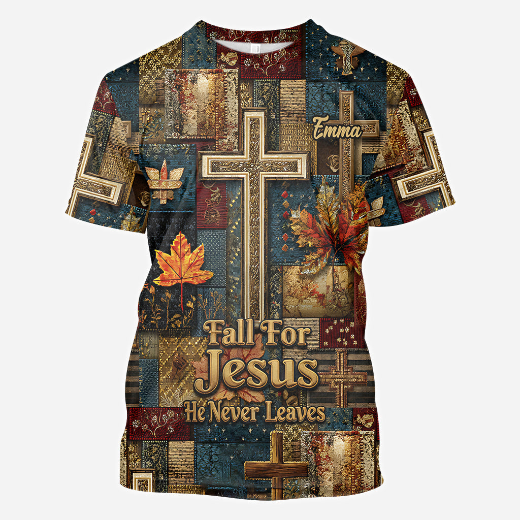 Tombez pour Jésus - T-shirt chrétien personnalisé intégral