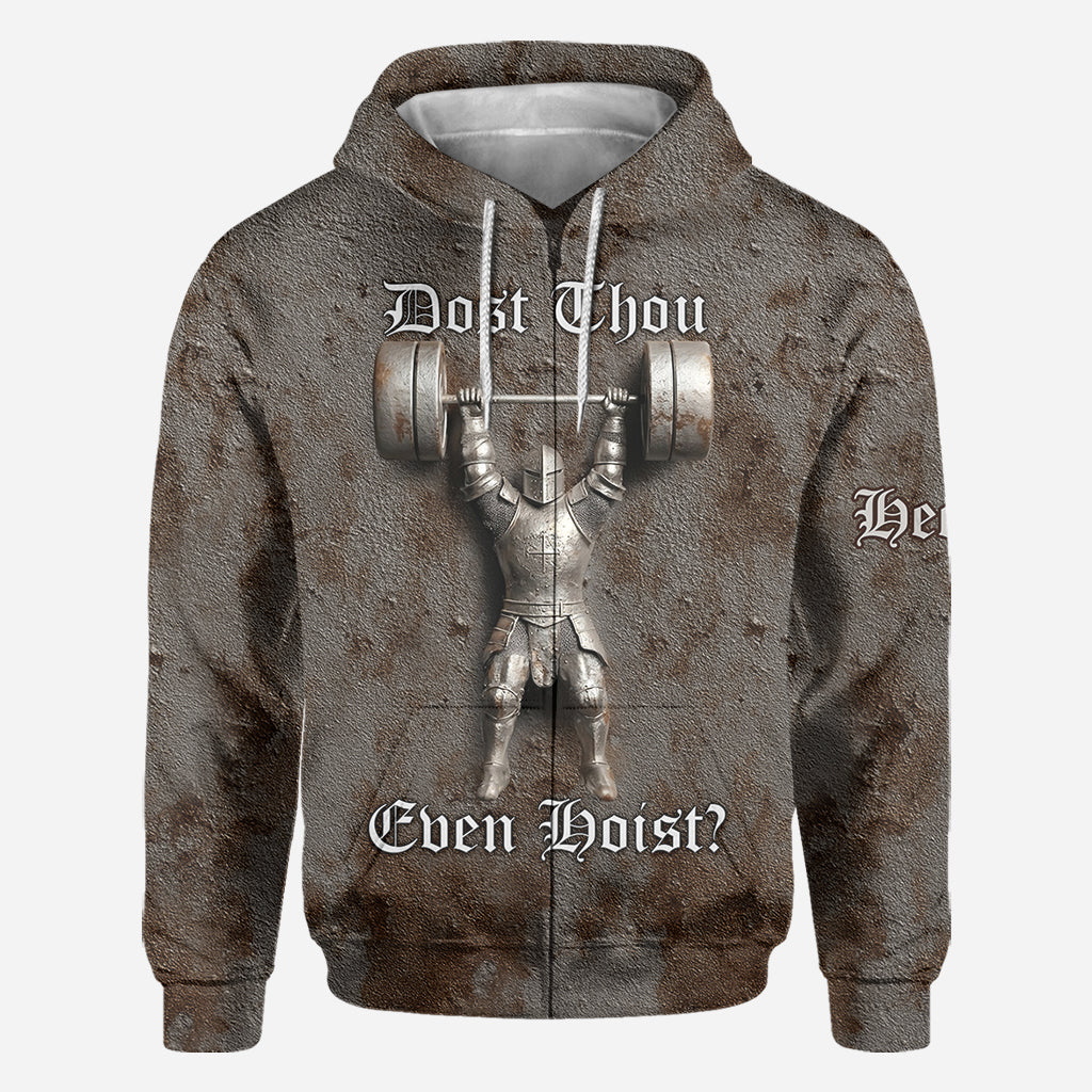 Dot Thou Even Hoist? - T-shirt de fitness personnalisé intégral