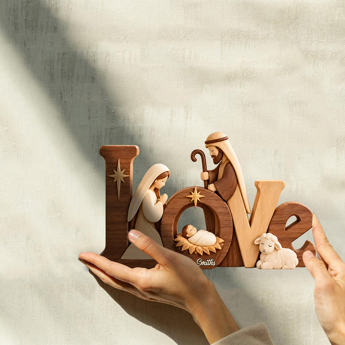 Faith - Personalized Christian Custom Shaped Wood Plaque