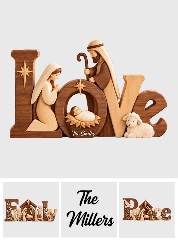 Faith - Personalized Christian Custom Shaped Wood Plaque