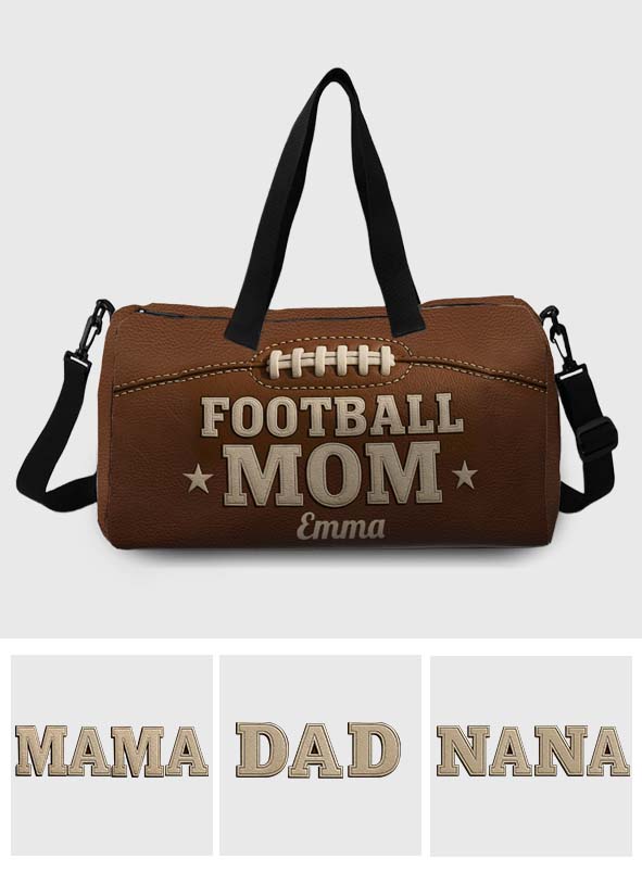 Maman/Papa/Grand-mère/Papi/Oncle/Tante de footballeur... - Sac de sport de football personnalisé