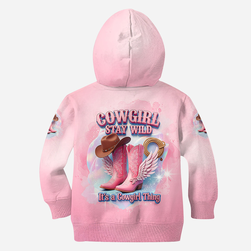 Cowgirl Stay Wild - Personalized Cowgirl All Over Shirt