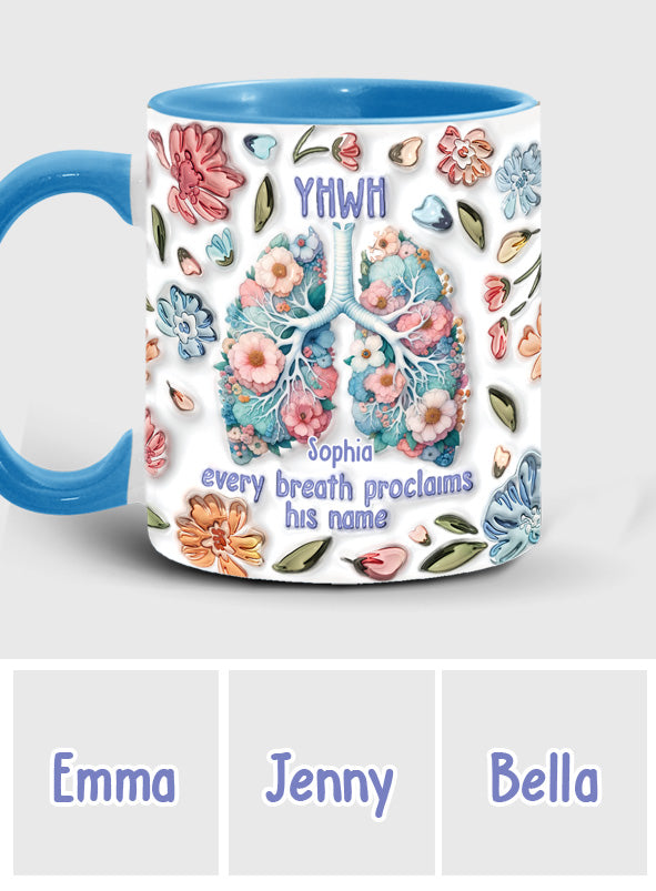 YHWH prononce son nom - Mug chrétien personnalisé