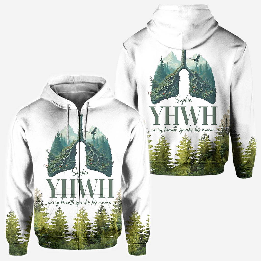 YHWH prononce son nom - T-shirt chrétien personnalisé intégral