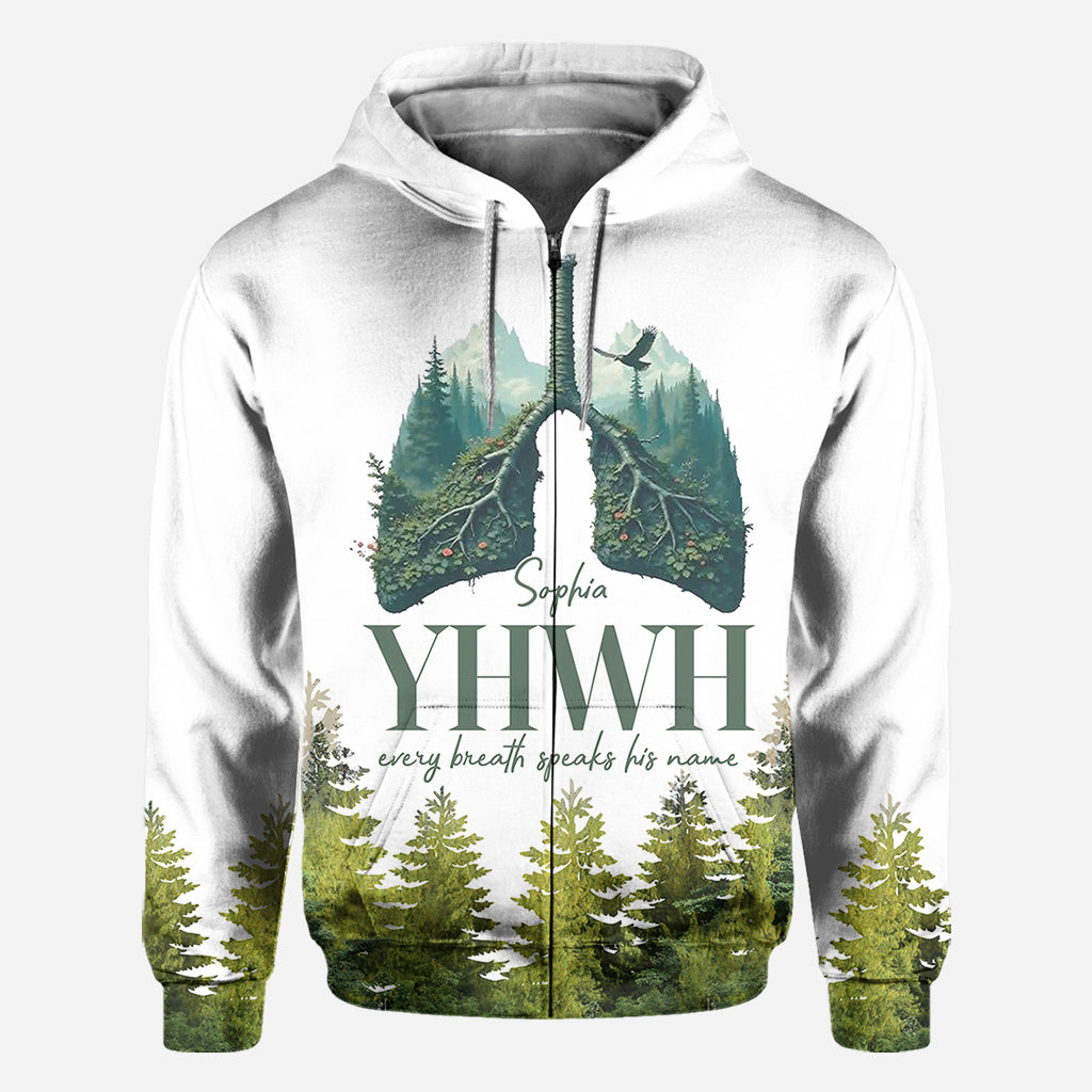 YHWH prononce son nom - T-shirt chrétien personnalisé intégral