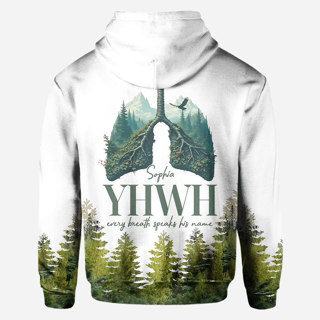YHWH prononce son nom - T-shirt chrétien personnalisé intégral