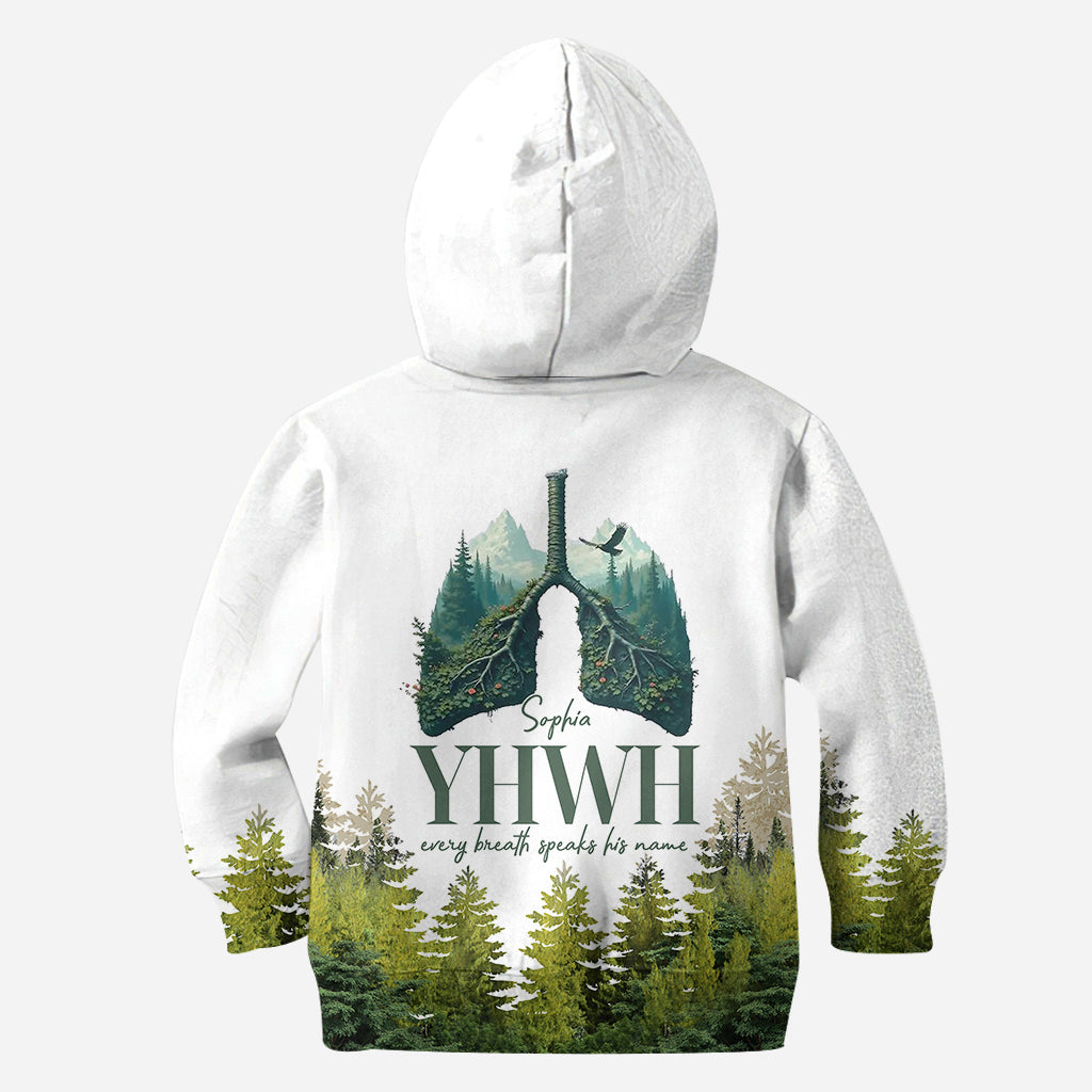 YHWH prononce son nom - T-shirt chrétien personnalisé intégral