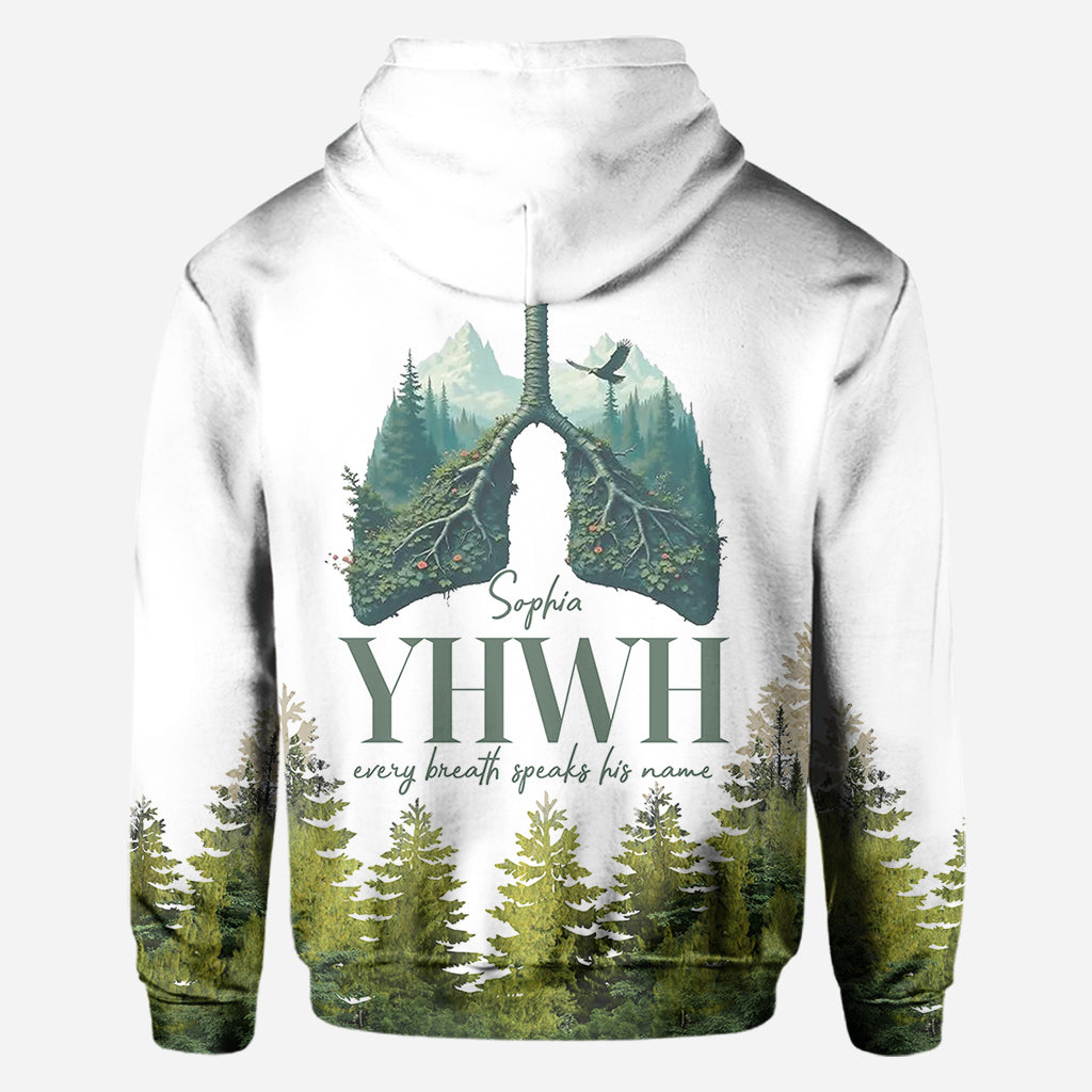 YHWH prononce son nom - T-shirt chrétien personnalisé intégral