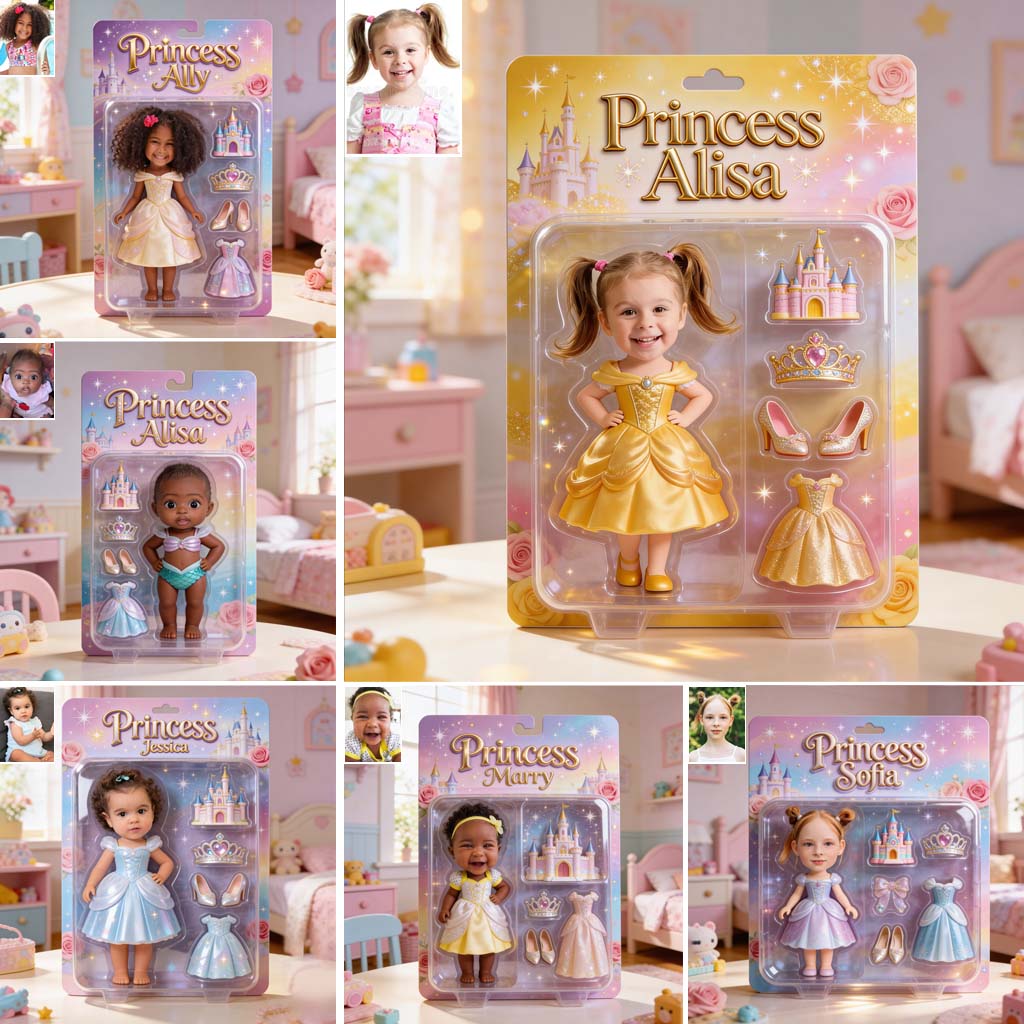 Magical Princess - Personalized Kid Custom Shaped Acrylic Plaque