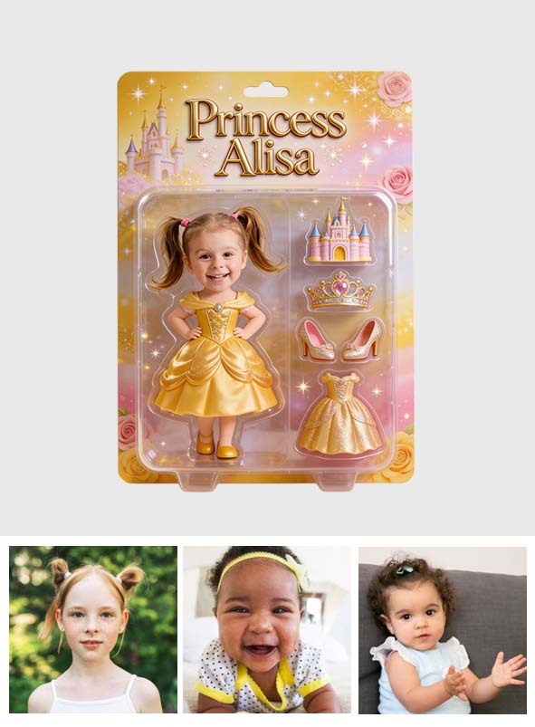 Magical Princess - Personalized Kid Custom Shaped Acrylic Plaque