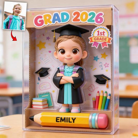 Preschool Kindergarten Graduation - Personalized Kid Custom Shaped Acrylic Plaque