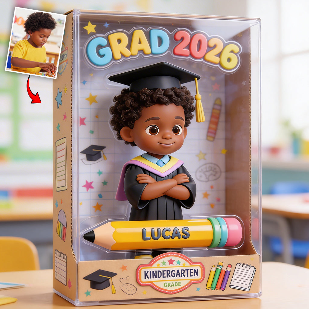 Preschool Kindergarten Graduation - Personalized Kid Custom Shaped Acrylic Plaque