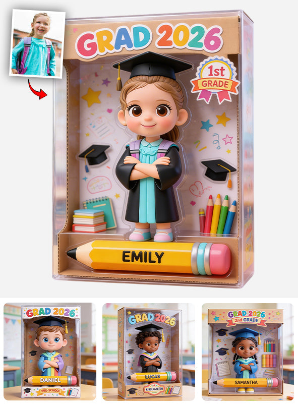 Preschool Kindergarten Graduation - Personalized Kid Custom Shaped Acrylic Plaque