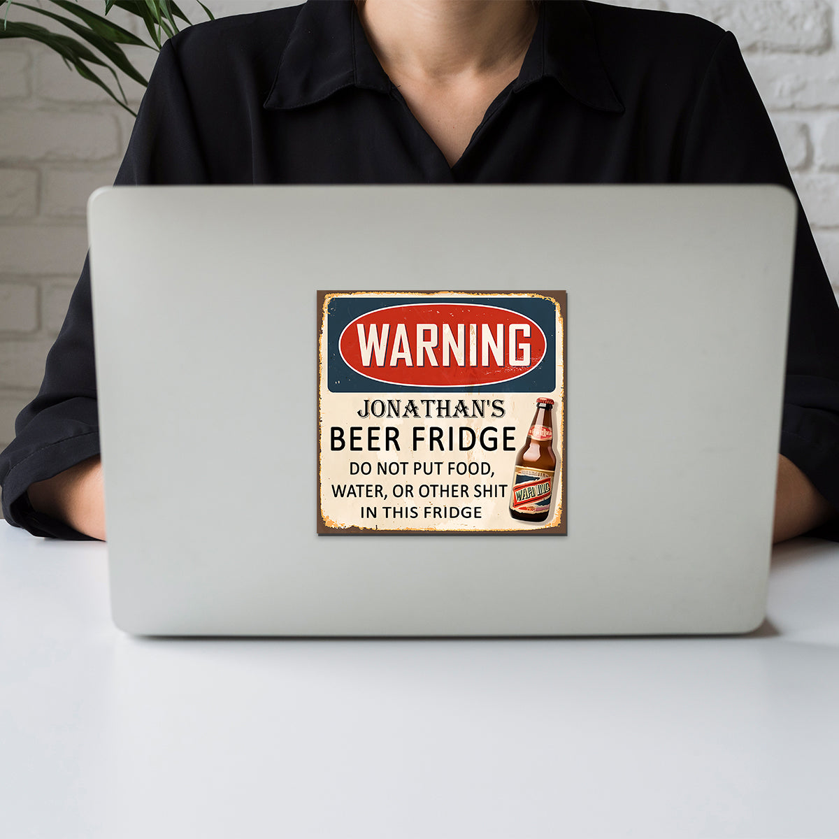 Beer Fridge - Personalized Beer Magnet