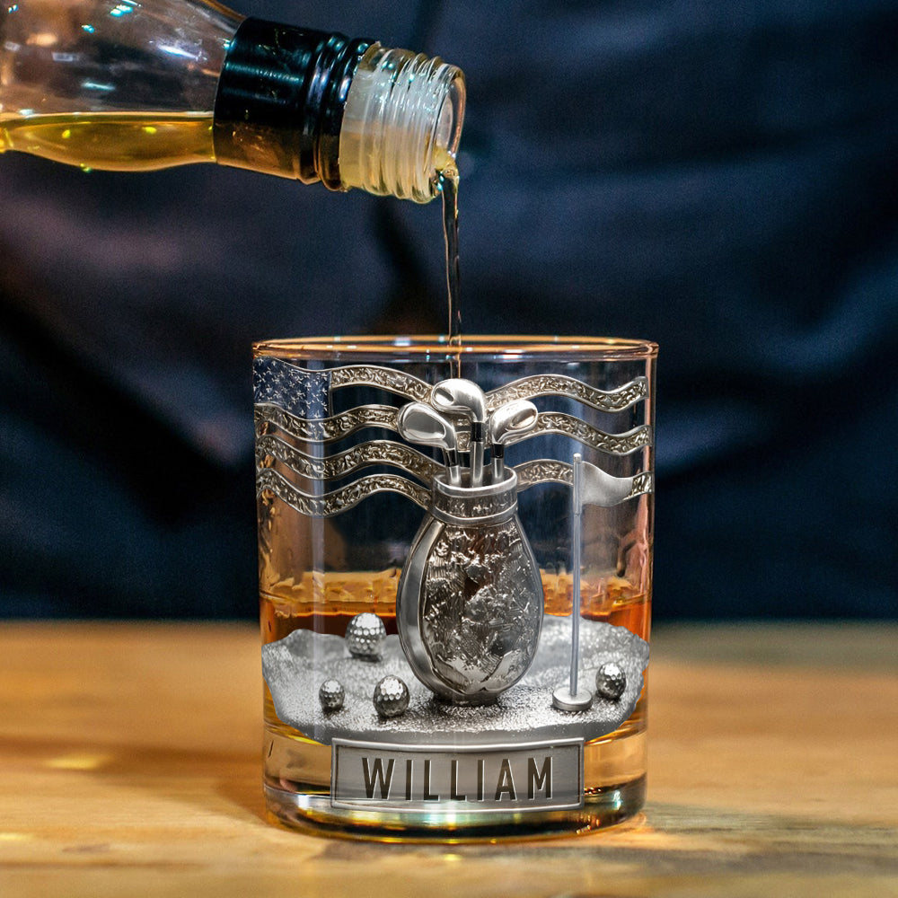 Aimez-vous le golf ? - Verre à whisky personnalisé sur le thème du golf