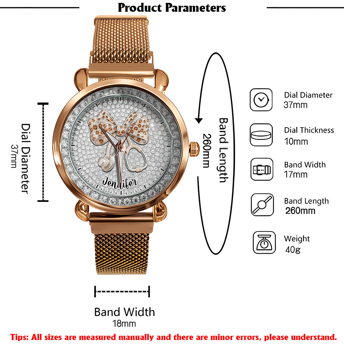 Nurse Life - Personalized Nurse Women Hand Watch