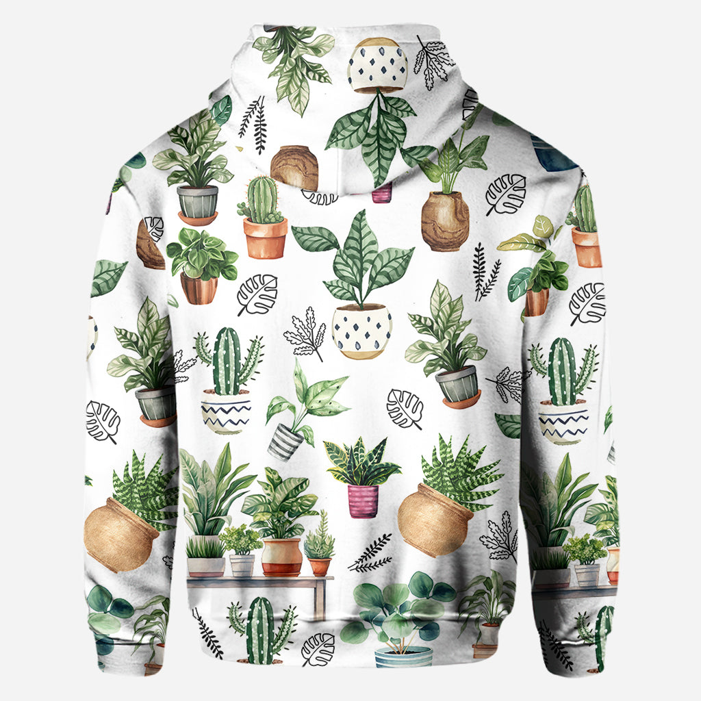 Facilement distrait par les plantes - T-shirt personnalisé sur le thème du jardinage