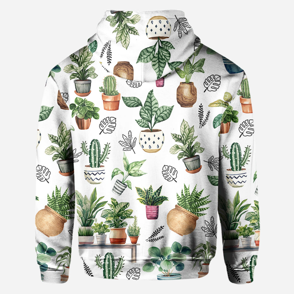 Facilement distrait par les plantes - T-shirt personnalisé sur le thème du jardinage