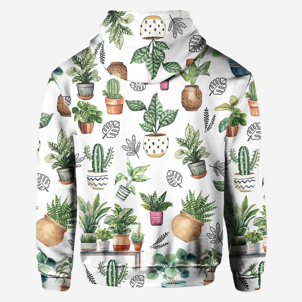 Facilement distrait par les plantes - T-shirt personnalisé sur le thème du jardinage
