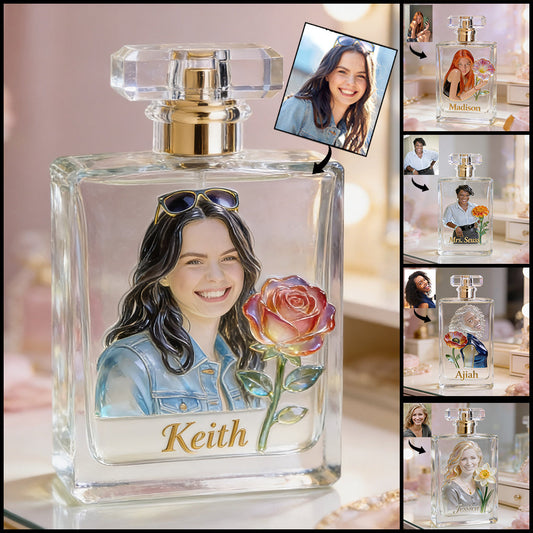 Aimez-vous - Flacon de parfum rechargeable personnalisé pour l'amour de soi