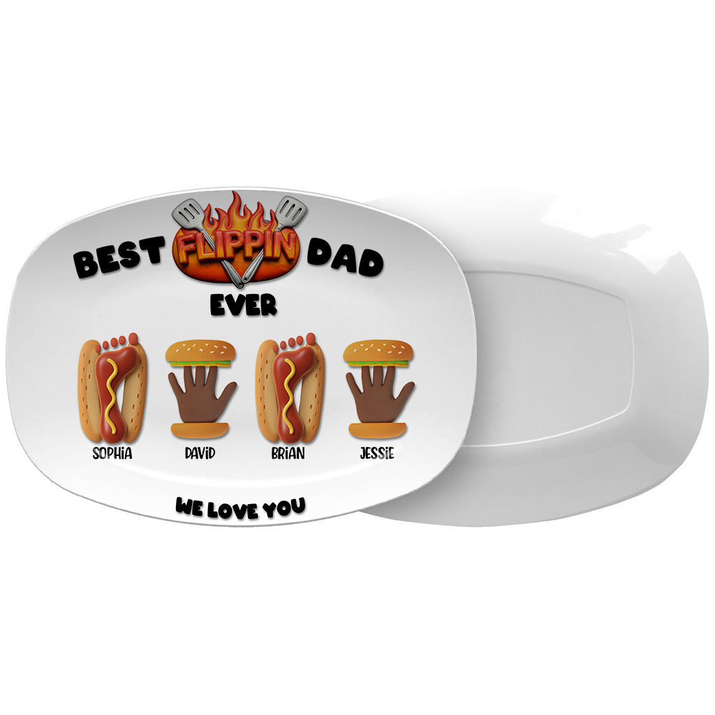Meilleur papa du monde - Plaque personnalisée pour père