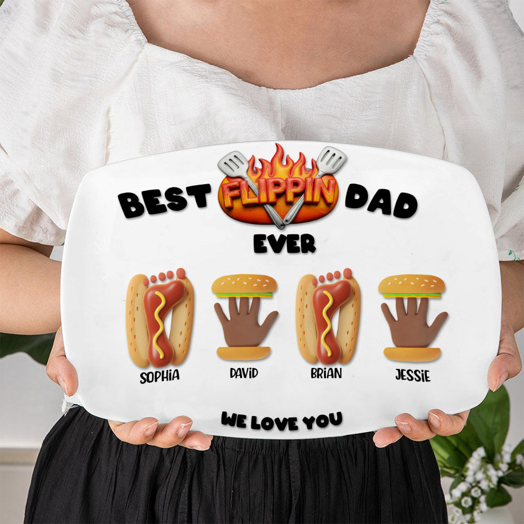 Meilleur papa du monde - Plaque personnalisée pour père
