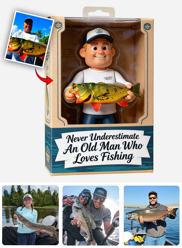 Fishing For Life - Personalized Fishing Custom Shaped Acrylic Plaque