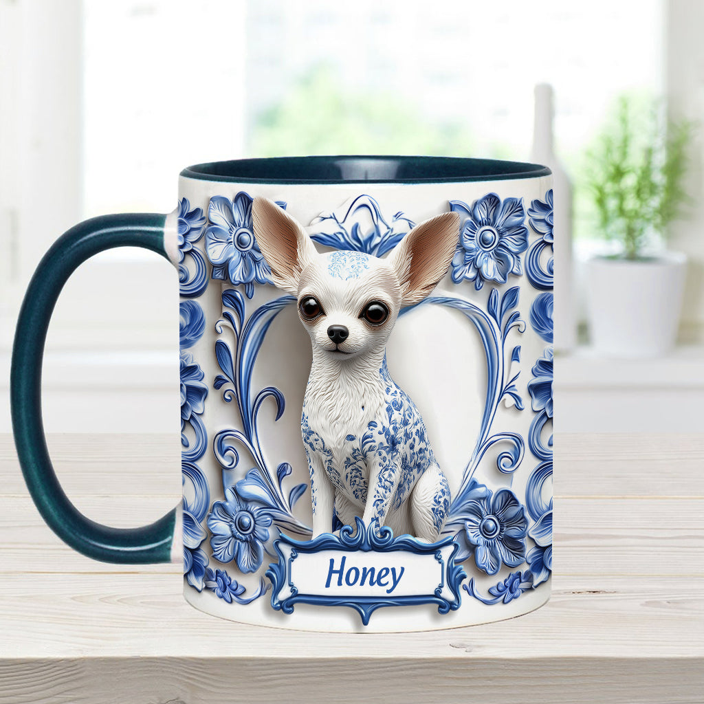 Cute Chihuahua - Personalized Dog Accent Mug