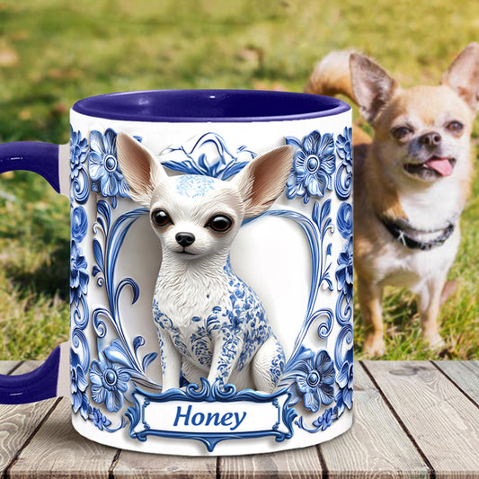 Mug personnalisé avec motif chihuahua mignon