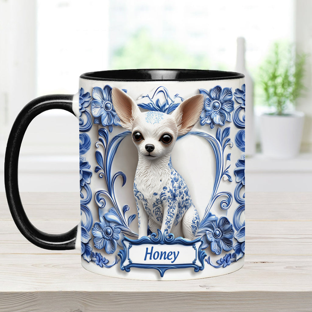 Cute Chihuahua - Personalized Dog Accent Mug