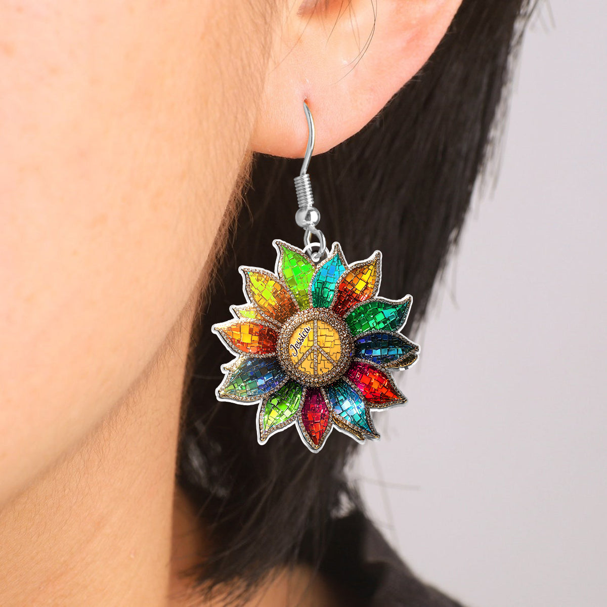 Hippie Soul - Boucles d'oreilles hippies personnalisées