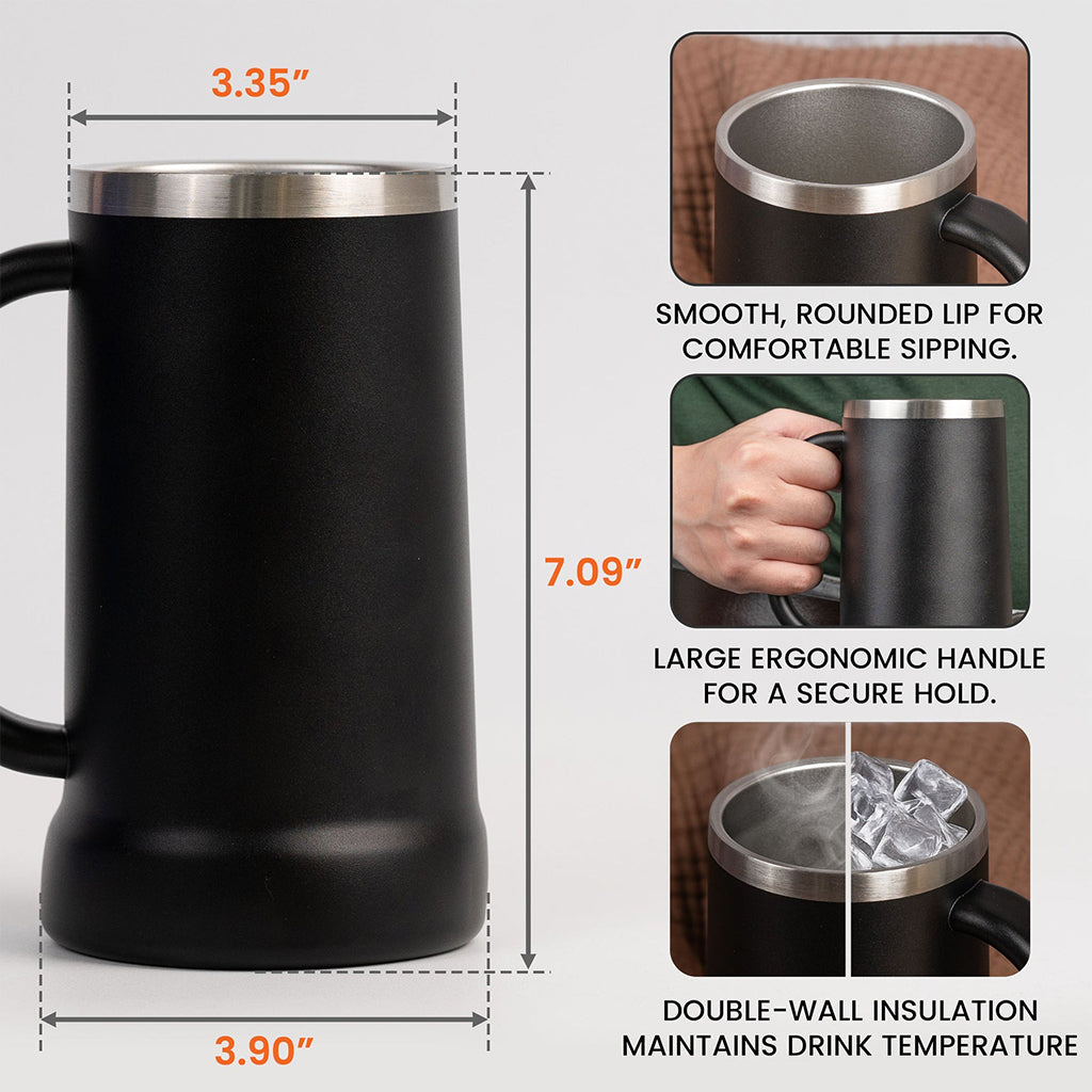 Chopine à bière personnalisée pour couple, à partir de n'importe quelle photo - Chope à bière personnalisée pour couple