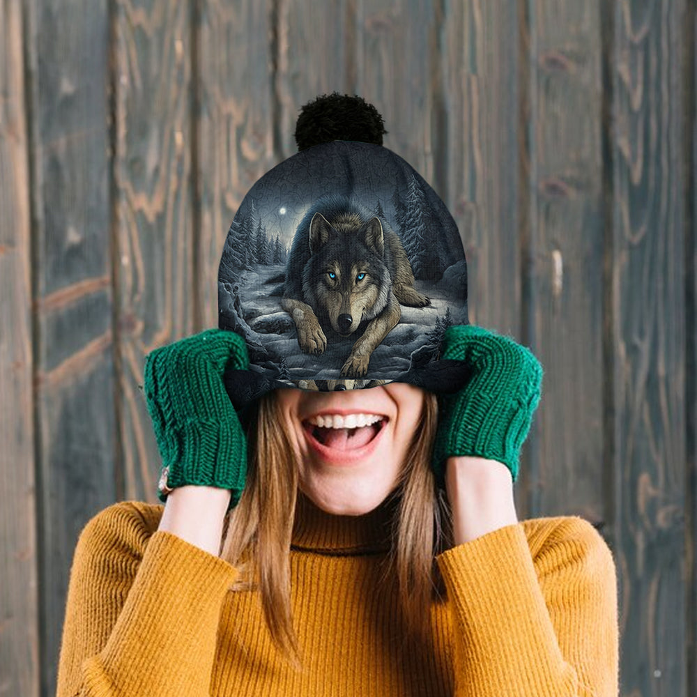 Loup Fort - Bonnet Loup Personnalisé