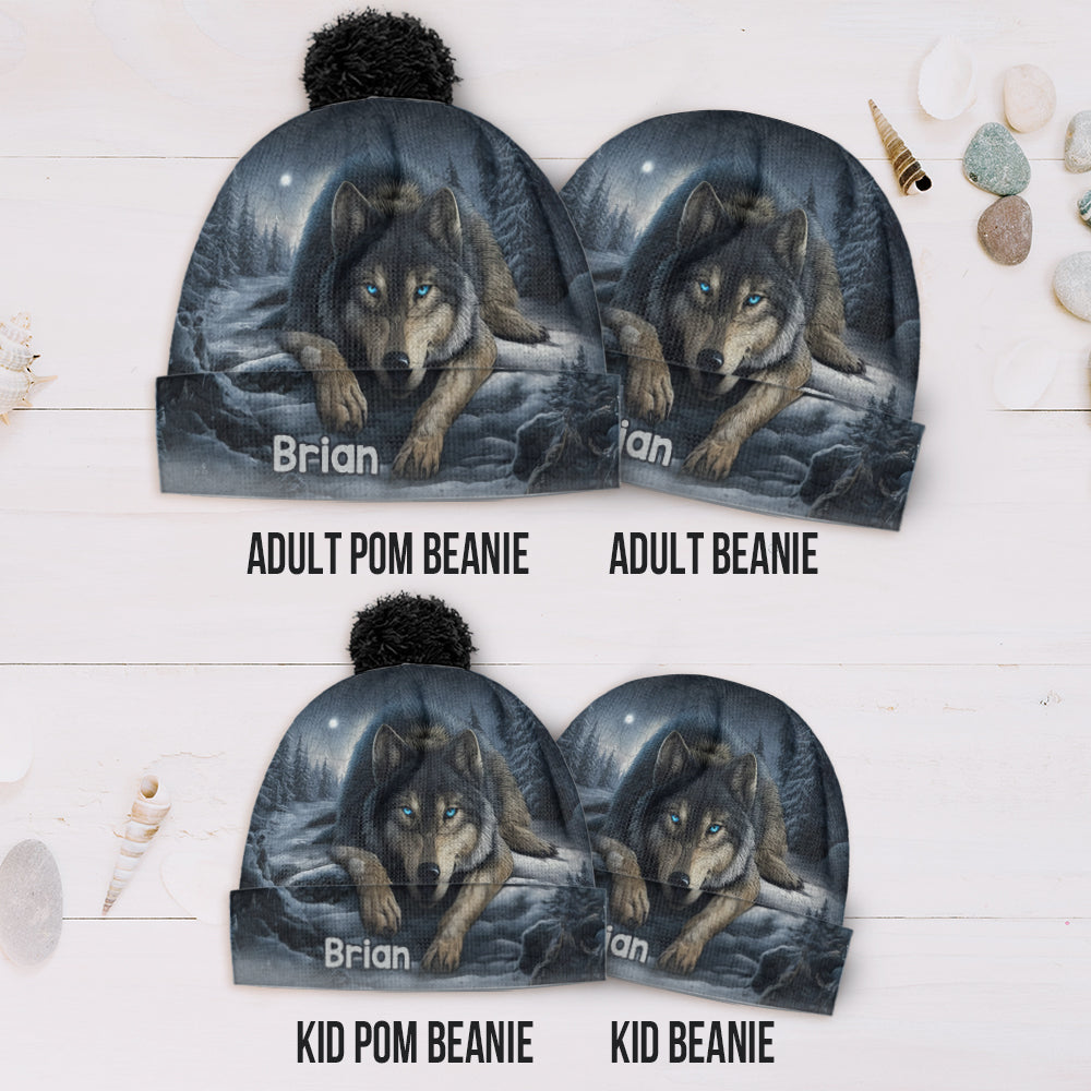 Loup Fort - Bonnet Loup Personnalisé