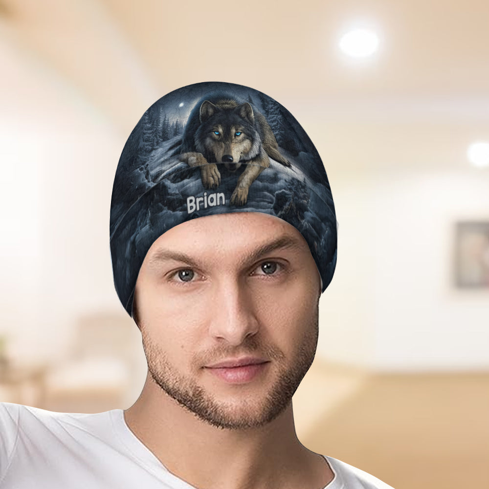 Loup Fort - Bonnet Loup Personnalisé